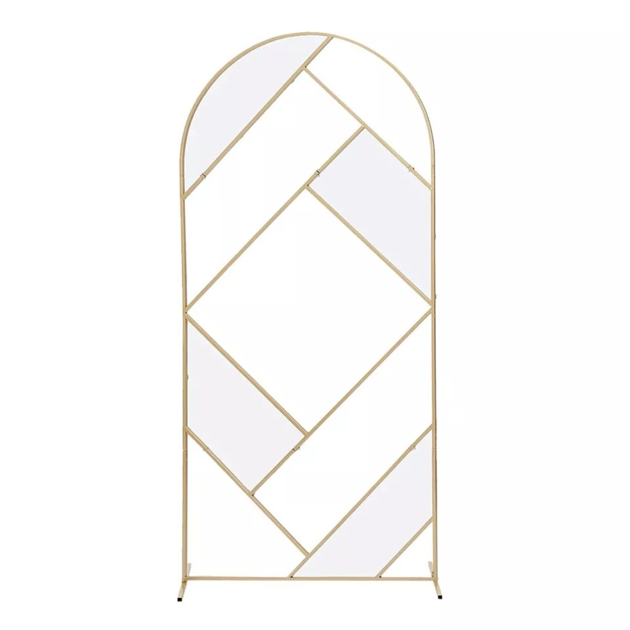 Gold 7 feet Metal Round Top Geometric Wedding BACKDROP STAND Party Decorations